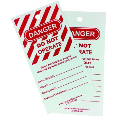 047-LT Do Not Operate Safety Tag 047-LT Do Not Operate Safety Tag